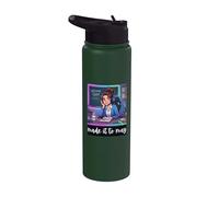 Funny Last Day of School Made It to May Teacher Girls Meme Stainless Steel Insulated Water Bottle