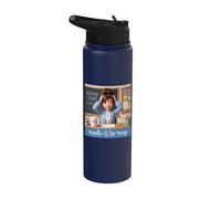 Funny Made It to May Girls Meme Teacher Last Day of School Stainless Steel Insulated Water Bottle