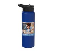Funny Made It to May Girls Meme Teacher Last Day of School Stainless Steel Insulated Water Bottle