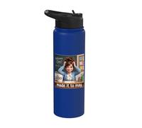 Funny Made It to May Teacher Girls Meme Last Day of School Stainless Steel Insulated Water Bottle