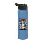 Funny Made It to May Teacher Trend Girls Last Day of School Stainless Steel Insulated Water Bottle