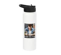 Funny Made It to May Teacher Trend Girls Last Day of School Stainless Steel Insulated Water Bottle