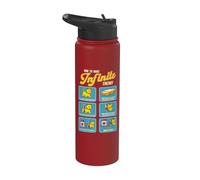Funny Math Infinite Energy Cat et génie mécanique Stainless Steel Insulated Water Bottle