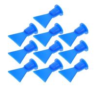 FUNOMOCYA 10pcs Embouts de Buse à Colle Plat à Motif Ondulé 14,5mm pour Mastic Pu et Silicone, Plastique Solide, Distribution Stable pour Projets de Vitrage et Étanchéité Commerciale