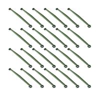 FUNOMOCYA 24 Pièces Connecteur de Cadre de Jardinage, Bras de Bielle en Plastique Vert, Lot pour Plantes Grimpantes et Légumes, Intérieur et Extérieur, Léger et Résistant à L’Usure