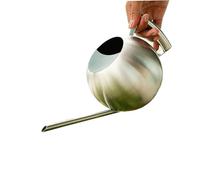 FUNOMOCYA Arrosoir Sphérique INOX à Long Bec pour Jardin Intérieur et Extérieur Outil Arrosage Fleurs Résistant Corrosion Finition Polie Antirayures