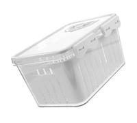 FUNOMOCYA Boîte Rangement Frigo avec Panier Égouttoir Transparent Contenant Réutilisable pour Légumes et Fruits Organisateur Empilable pour Conservation Alimentaire et Gain de Place