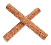 FUNOMOCYA Bouchons de Liège Marron pour Bouteilles en Verre 2pcs, Bouchons Sécurisés et Étanches, pour Cafés et Bars