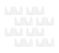 FUNOMOCYA Butoirs de Porte de Coulissante en Plastique 8pcs Amortisseur Anti-rayures pour Porte en Verre Salle de Bain