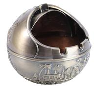 FUNOMOCYA Cendrier à Cigarettes en Alliage de Zinc en Forme d'éléphant 3.94X3.94X3.54In Décoration de Bureau avec Couvercle pour Maison et Bureau Pratique