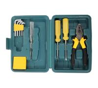 FUNOMOCYA Coffret à Outils Complet 11 Pièces pour Voiture avec Tournevis, Pinces en Métal et Scie, Kit de Réparation Automobile Robuste pour Démontage et Remplacement