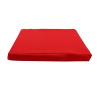 FUNOMOCYA Coussin D’assise Carré Imperméable 40x40cm, en Polyester et Éponge, Déhoussable, pour Chaise et Canapé, Rouge