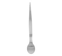 FUNOMOCYA Cuillère de dégustation acier inoxydable 304 mini avec baguettes et pince intégrée ustensile compact sans rouille pour restaurant hôtel cuisine professionnelle