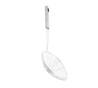 FUNOMOCYA Écumoire Araignée Inox 14 Cm Cuillère à Trous Passoire à Friture Ustensile Cuisine Polyvalent pour Cuisson Pâtes Friture Maison