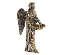 FUNOMOCYA Figurines D'anges en Laiton Ailes Symétriques, Ornement Artistique pour Décoration Intérieure de Salons et Tables, Symbole de Protection et D'espoir