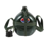 FUNOMOCYA Gourde Militaire en Aluminium 1l Légère et Sûre Housse en Nylon, Cantine Militaire Pratique pour Camping et Activités D'extérieur