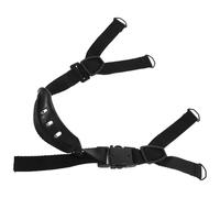 FUNOMOCYA Mentonnière et Facile Coupe Forme Pp Installation Confortable en Noir Nylon Casque Adaptée aux Casques de Baseball et Sports D'équipe