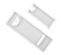FUNOMOCYA Moule en époxy cristallin pour casier à Bouteille, Outil de Fabrication de Supports à vin, Set 1 Base et 1 Rack, Utilisation Artisanale et Loisir créatif