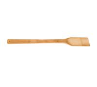FUNOMOCYA Pagaie en Bambou Résistante la Chaleur de 60cm Manche Long, Spatule Naturelle Anti-rayures pour Cuisson en Camp et Marmite Grosse Capacité