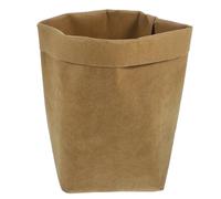 FUNOMOCYA Paquet 10x10x20cm Lavable de Rangement et Papier Kraft Marron Résistant à Déchirure pour Décoration Organisation D'objets Alimentaires Papeterie