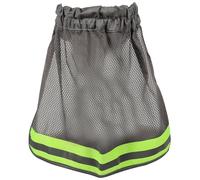 FUNOMOCYA Pare-Soleil pour Casque de Chantier en Polyester Respirant, Protection Solaire Grise avec Trou en Maille pour Ouvriers du Bâtiment en Plein Air, 1 Pièce