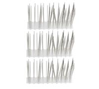 FUNOMOCYA Pics Aiguille à Oiseaux Argentée Anti-Pigeons en Acier Inoxydable 5pcs Système Effaroucheur Solide Automne Décoraion pour Jardin et Clôture