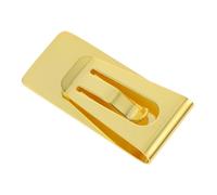 FUNOMOCYA Pince Billets Homme Acier Inoxydable Doré Clip Polyvalent Porte-Documents Marque-Page Organisateur Bureau Maison École