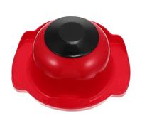 FUNOMOCYA Protège-doigts Robuste en Plastique Rouge, Accessoire Portable Compatible Toutes Tailles de Légumes et Fruits Découpe Sécurisée Cuisine