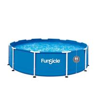 FUNSICLE Piscine Tubulaire Ronde Ø3,66m x 91cm