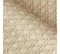 FunStick 60CMx5M Papier Peint Adhesif Effet Rotin Bois Rouleau Adhésif Decoratif Mural Chambre Salon Brun Clair Imperméable Papier Adhesif pour Meuble Cuisine Rotin Vinyle Meuble Adhésif Motif Bois