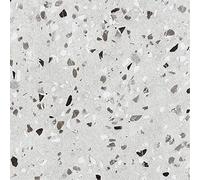 FunStick Dalle Lino Sol Adhesif PVC Blanc Terrazzo 15 Dalles 30X30CM Gris Dalle PVC Adhesive Sol Cuisine Garage Effet Marbre Adhésif Carrelage de sol Autocollants Sols Salle de Bain Lavable Sols Salon