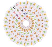 FUOYLOO 20 Feuilles de Stickers Auto-adhésifs Imperméables Animaux Fruits pour Récompenses Enfants t Bouteilles d’Eau