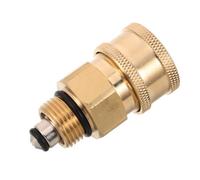 FUOYLOO Adaptateur à Raccord Rapide pour Tuyau Haute Pression M18x1.5mm en Alliage de Cuivre, Remplacement Pratique pour Nettoyeur Haute Pression Domestique Patio