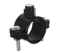 FUOYLOO Clip de fixation pour vanne de selle de vidange compatible systèmes d'osmose inverse, plastique noir résistant pour usage domestique 1/4