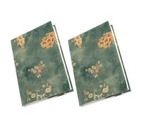FUOYLOO Housse de Protection en Tissu pour Carnet A5, Lot de 2 Pièces, Design Unique, Usage Polyvalent, pour Étudiants et Transport de Documents