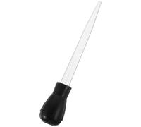 FUOYLOO Injecteur de Marinade Noir pour Barbecue, Poire à Dinde en Plastique, Outil D'injection Alimentaire pour Viande, Badigeonneuse Pratique pour Cuisson en Extérieur Cuisine Maison,