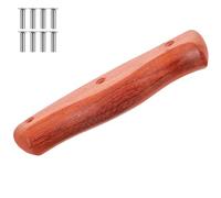 FUOYLOO Manche de Couteau Cuisine en Bois 2 Pièces, Marron | Réparation Simple, Poignée Résistante, 4 Paires de Rivets, pour Montage Atelier et Couteaux Chef Couleur Aléatoire