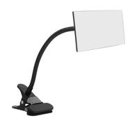 FUOYLOO Miroir de Sécurité à Clip Réglable pour Ordinateur Portable Bureau Vue Arrière Cadre Noir Installation Facile pour Surveillance Bureau