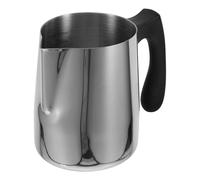 FUOYLOO Pichet Fumant en Acier Inoxydable 600ml avec Poignée Résistante Chaleur pour Fabrication de Bougies et Moussage de Lait à Domicile Réutilisable