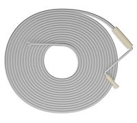 Furet de débouchage Déboucheur de canalisation - 15 m - Ø 10 mm - Acier - Argent