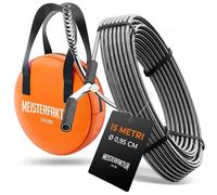 Furet débouche-canalisation Ressort de débouchage - 15 m - Ø 0,95 cm - Sans produits chimiques - Pour intérieur et extérieur