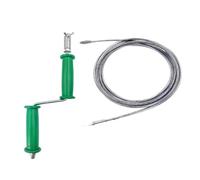 Furet Déboucheur - 400cm Outil Nettoyage Évier | Déboucheur Manuel À Manivelle Avec Ressort Acier Galvanisé 4м | Tire-Câble Égout Compatible Perceuse Électrique