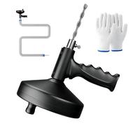 Furet Déboucheur Canalisation: 10m Furet Plomberi, Spirale De Nettoyage De Canalisations, Réutilisable Furet Canalisation Avec Gants Pour égouts, Douche, Cuisine, Toilettes, évier