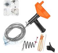 Furet Déboucheur canalisation 10M-Furet Plomberie Parfait pour Déboucher tous les Types de Canalisations, Retirer les Bouchons