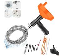 Furet Déboucheur canalisation 10M-Furet Plomberie Parfait pour Déboucher tous les Types de Canalisations, Retirer les Bouchons, Cheveux Et Autres Saletés Furet Plomberie