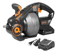 Furet Déboucheur Canalisation DOMINOX 18V avec 7,6m Arbre Télescopique et Batterie