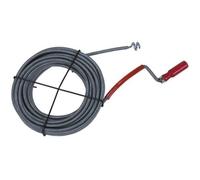 Furet déboucheur manivelle diamètre 20 mm longueur 5 m - PRCI - câble acier galvanisé - embout crampon en acier