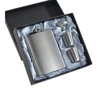 Furforstk Flasque à Alcool 220ml Cadeau pour Homme avec Verres à Liqueur et Entonnoir