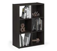 Furinno 18053EX Pelli Cubique Armoire de Rangement, 3x2, Espresso, Expresso