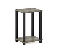 Furinno Besi Étagère Industrielle Multifonction avec Cadre en Métal, Engineered Wood, Chêne Finn, 2-Niveaux